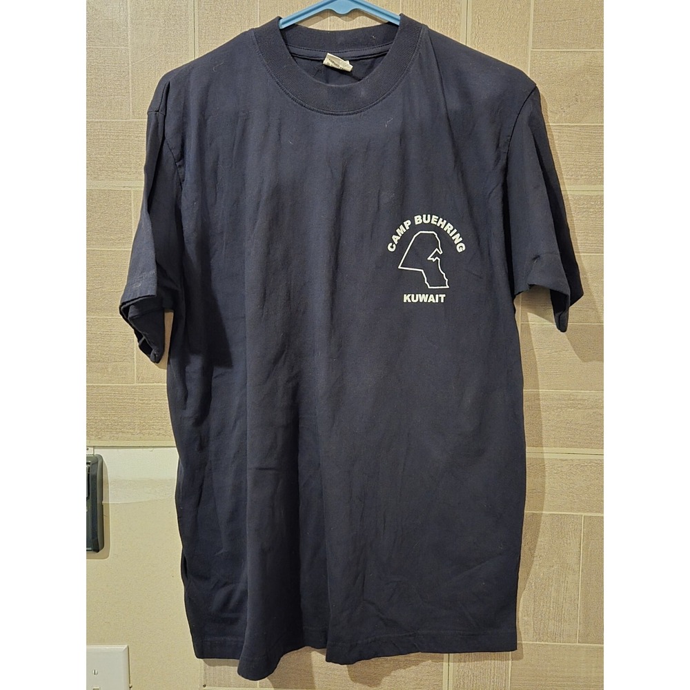 Camp Buehring Kuwait Military Bravo Bulls Shirt Men's Size Large New Never  Worn
